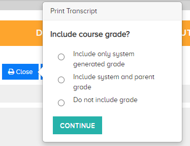 homeschool transcript template