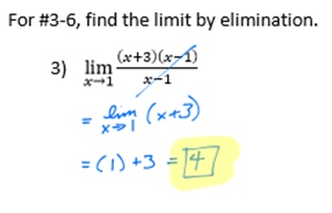 Picture of Finding Limits Algebraically
