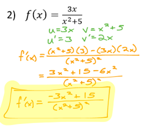 Picture of Product and Quotient Rules