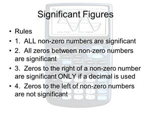 Picture of Significant Figures