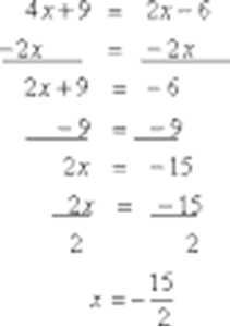 Picture of Solving Multiple Step Equations