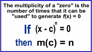 Multiplicities of a Zero