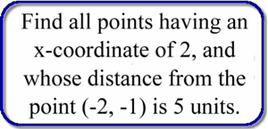 Fixed point distance