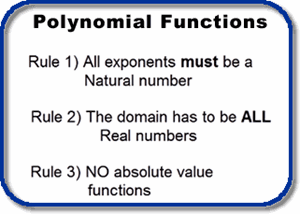 polynomial functions