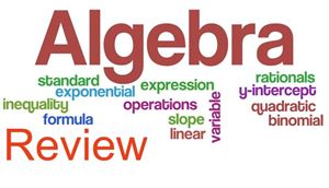 Picture of Algebra Review - Strengthening Algebraic Skills for Higher Math, Science, Finance