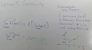 Picture of Lesson 5: Continuity