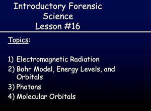 Picture of Lesson #16: Spectrophotometry