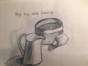 Picture of High Key Value Drawing