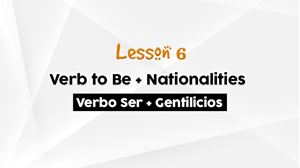 Picture of Lesson 6 Nationalities