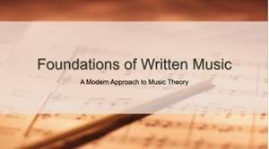 Picture of Foundations of Written Music I
