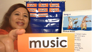Picture of Phonics and Pre-writing Activities for Musical Mules (long u)