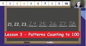 Picture of Lesson 3 - Patterns Counting to 100