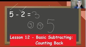 Picture of Lesson 12 - Basic Subtracting: Counting Back