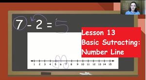 Picture of Lesson 13 - Basic Subtracting: Number Line