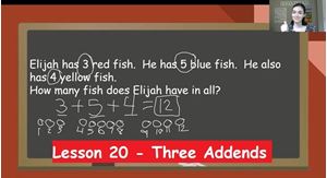 Picture of Lesson 20 - Three Addends