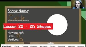 Picture of Lesson 22 - 2D Shapes