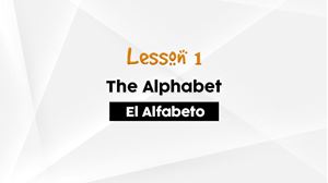 Picture of Lesson 1 A The Alphabet Activity review