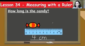 Picture of Lesson 34 - Measuring with a Ruler