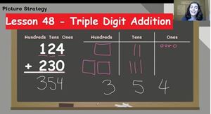 Picture of Lesson 48 - Triple Digit Addition