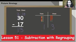 Picture of Lesson 51 - Subtraction with Regrouping