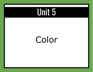 Picture of Unit 5.1  The Color Wheel