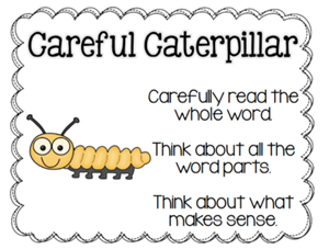 Picture of Decoding: Careful Caterpillar Exercises 