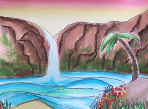 Picture of Final Step: Watercolor Painting Project: Adding Layers, Details, and Optional Oil Pastels