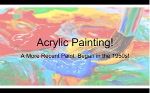 Picture of Introduction to Acrylic Paint