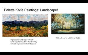 Picture of Introduction to Palette Knife Painting Waterfall Project